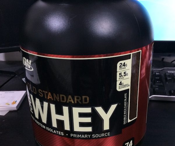 【レビュー】Optimum Nutritionのプロテイン、Gold Standardを飲んでみた【筋トレ】
